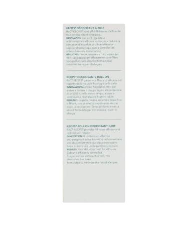 RoC Keops Roll D odorant 30ml - Long-Lasting Freshness for All Skin Types | Buy Internationally - Buy Online on GoSupps.com