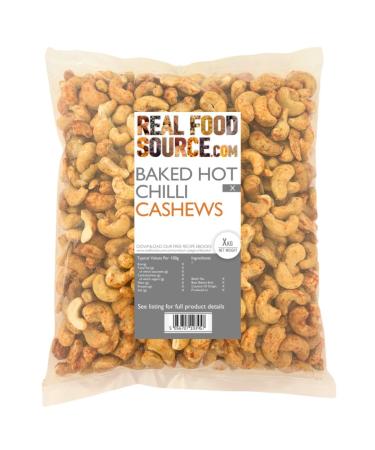 RealFoodSource Baked Hot Chilli Cashews 1kg