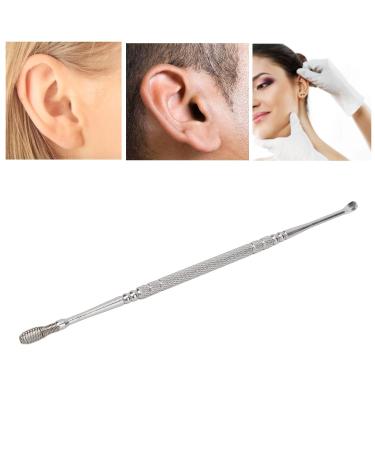 Silver Earwax Removal Spoon - Practical Rounded Ear Spoon for Itch Relief at Home - Buy Online on GoSupps.com
