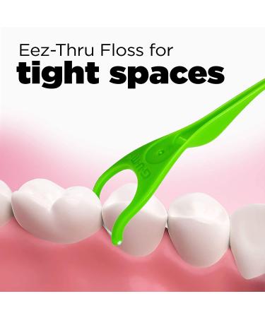Buy GUM Angled Flossers Fresh Mint - 75 Count | International Shipping Available - Buy Online on GoSupps.com