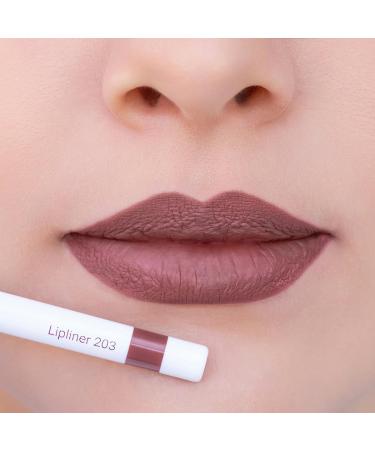 COSLINE Lipliner & Contour Pencil No. 203 - Chocolate Brown | Long-lasting Smooth Application | Shop Internationally - Buy Online on GoSupps.com