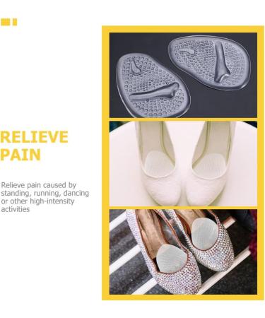 FOMIYES High Heel Pads - Reusable Metatarsal Cushions for Men & Women | Soft Insole Inserts for Neuroma & Foot Comfort | 3 Pairs - Buy Online on GoSupps.com