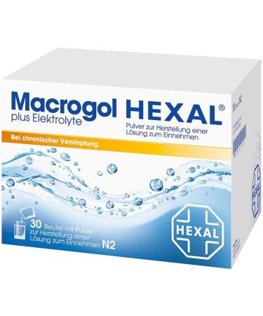 Buy Macrogol Hexal Plus Electrolyte 30 Pcs - International Shipping Available | Fast Delivery - Buy Online on GoSupps.com