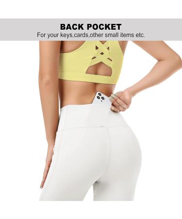 RIMLESS 7 Capri Pants - High-Waisted Leggings with Pockets - White XXL - Buy Online on GoSupps.com
