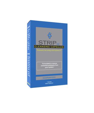 Wellgenix Strip Detox Extra Strength Cleansing Q-Potent Deep System Cleanser (4 Fast Caps) (1 Pack)