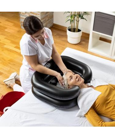 Inflatable Shampoo Basin Set - Portable Hair Washing Sink for Elderly and Disabled - Buy Online on GoSupps.com