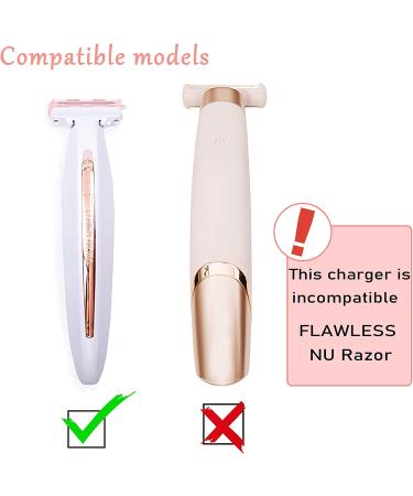 Finishing Touch Flawless Body Shaver Charger - USB Replacement Cable for Rechargeable Women's Electric Trimmer Adapter - Buy Online on GoSupps.com