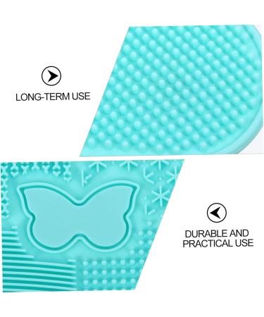 1pc Silicone Scrub Pad Silicone Brush Cleaner Cleaning Scrubber Makeup Cleaning Mat Silicon Makeup Brush Mat Cosmetic Brush Cleaning Mat Hair Brush Cleaning Tool Scrubber - Buy Online on GoSupps.com