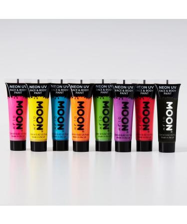 12ml Neon UV Face & Body Paint in Pastel Lilac - Moon Glow - Buy Online on GoSupps.com
