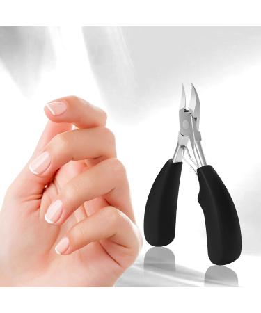 Senior-Friendly Toe Nail Clippers for Thick & Ingrown Nails - Stainless Steel Heavy Duty Design with Easy Grip Handle - Buy Online on GoSupps.com