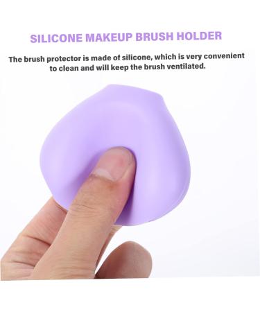 2 Pieces Cover for Makeup Brush Holder Travel Makeup Brush Cover de Maquillaje Makeup Brush Bubble Makeup Brush Protector Base Makeup Brush Set Protective Cap - Buy Online on GoSupps.com