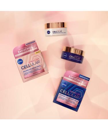 NIVEA Cellular Expert Lift Anti-Age Day Cream 50ml Anti-Wrinkle Cream with Pure Bakuchiol and Two Types of Hyaluronic Acid Day Cream for Women Anti-Ageing Face Cream (Pack of 2) 50 ml (Pack of 2) Day cream - Buy Online on GoSupps.com