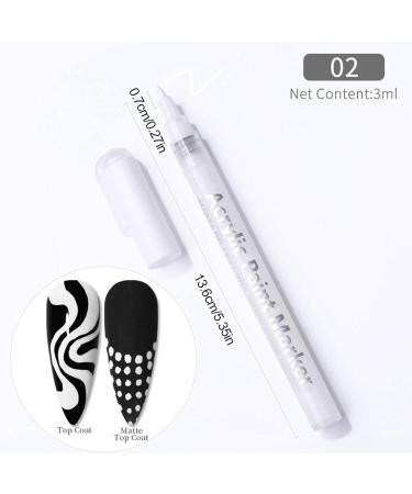 Nail Polish Pens | Nail Polish Pens Painting - Nail Beauty Adorn Manicure Tools Pull Graffiti Drawing Nail Point Graffiti Dotting Quick Cartey 02 - Buy Online on GoSupps.com