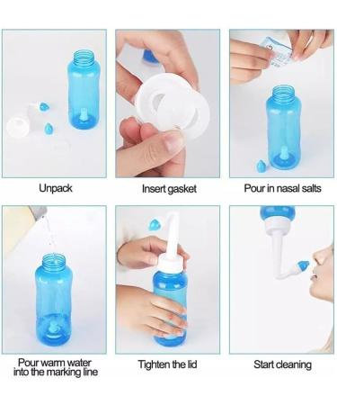 Nose Cleaner Nasal Neti Pot Avoid Allergic Irrigator Nasal Wash Rhinitis Sinusitis Child Neti Therapy 30 for Adult Pot X6n0 Cure - Buy Online on GoSupps.com