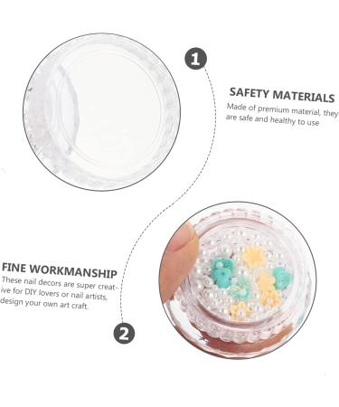 MAGICLULU 18 Boxes Nail Art Accessories Diy Fashion Jewelry Half Pearls for Crafts Nail Art Supplies Nail Art Balls Flower Nail Charms Decor Artificial Plastic Flower Ballet Shoes - Buy Online on GoSupps.com