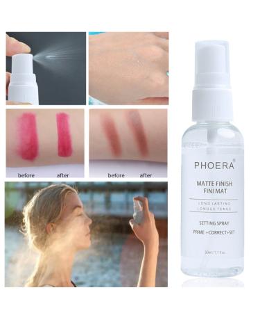 Allbesta Make-up Setting Fixing Spray - Oil-Free Matte Finish for Long-Lasting Fresh-Looking Make-up | 50ml - Buy Online on GoSupps.com