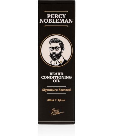 Percy Nobleman Beard Oil - 99% Conditioning Oil for Soft and Smooth Facial Hair (30ml) - Buy Online on GoSupps.com
