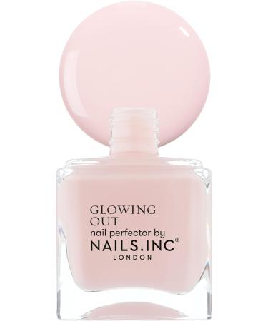 Nails.INC Glow With The Flow Glow-Enhancing Nail Perfector Polish Sheer Peach - Buy Online on GoSupps.com