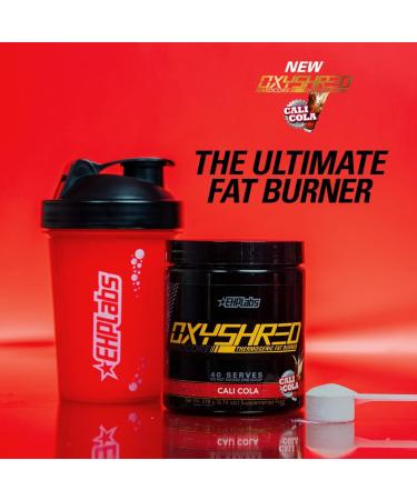 EHPlabs OxyShred Hardcore Thermogenic Pre Workout Shredding Supplement - Cali Cola Flavor - Buy Online on GoSupps.com