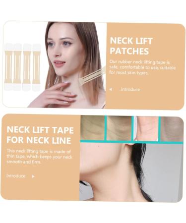 FOMIYES 12 Pcs Neck Lift Stickers Lifting Belt Tape Elastic Neck Lift Tape Neck Sticker Shaping - Buy Online on GoSupps.com