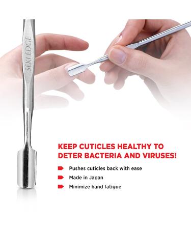 SEKI EDGE SS-303 Cuticle Pusher - High-Quality Nail Care Tool for Perfect Manicures | International Shipping Available - Buy Online on GoSupps.com