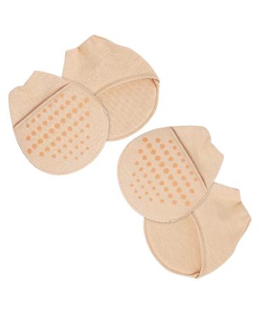 Ciieeo Womans Socks 2 Pair Forefoot Pad Dash The Ball Woman Sponge Five Toes Toe Topper