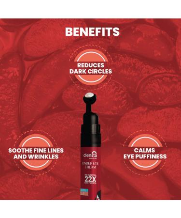Clensta Aloe Vera Under Eye Cream - Dark Circle & Puffiness Relief 0.53 Oz | Anti-Aging Eye Roll-On with Red Aloe Vera - Shop Internationally - Buy Online on GoSupps.com