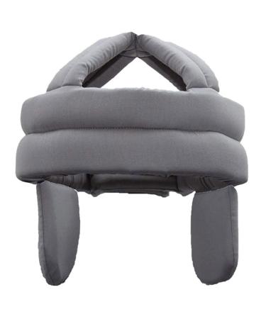 Head protection helmet for older people with hearing protection breathable head cap for fall prevention shock adjustable protective cap safety protection helmet for older patients a