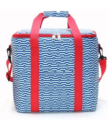 KAJENO 20L Oxford Cloth Waterproof Bag With Shoulder Strap Insulated Leakproof Lunch Tote Box Picnic Organizer For Outdoor Beach Camping Oxford Waterproof Bag Red - Buy Online on GoSupps.com