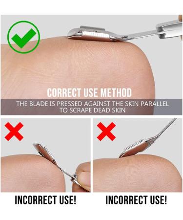 Buy Econtal Corneahobel - Stainless Steel Foot Care Tool with 10 Blades | Best Corneal Remover & Rasp for Healthy Feet - Buy Online on GoSupps.com