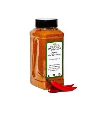 HQOExpress | Organic Paprika | 18 oz. Chef Jar