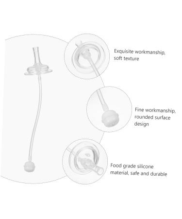 Rorpoir 4-Pack Wide-Neck Baby Bottle Straws | Feeding Accessories for Easy Milk Feeding - Buy Online on GoSupps.com
