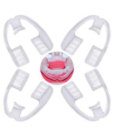 4PCS Mouth Guard for Bruxism Universal Night Guard Teeth Grinding Adult Ultra Light Design Full Teeth Protection Men Women Tooth Night Sleep