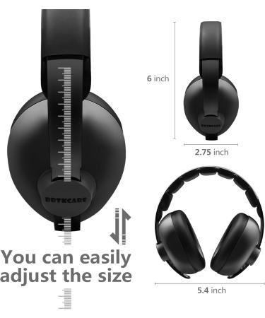 BBTKCARE Baby Hearing Protection Headphones | Noise Cancelling for Babies 3 Months to 2 Years - Black - Buy Online on GoSupps.com