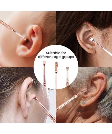 YGQZM LED Light Ear Pick Set for Ear Wax Removal and Nose Cleaning - 8Pcs Adults Ear Care Kit - Buy Online on GoSupps.com