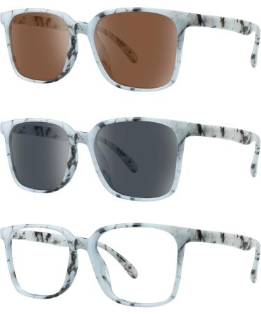 Buy Vision Global 3 Pairs Comfort Sunglasses - UV400 & Blue Light Blockers for Men & Women | International Shipping Available - Buy Online on GoSupps.com