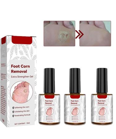 VERAMY Foot Corn Removal Extra Strengthen Gel Corn Removers for Feet Extra Strength Liquid Foot Corn Removal Gel Quick Corn Remover Liquid (3PCS)