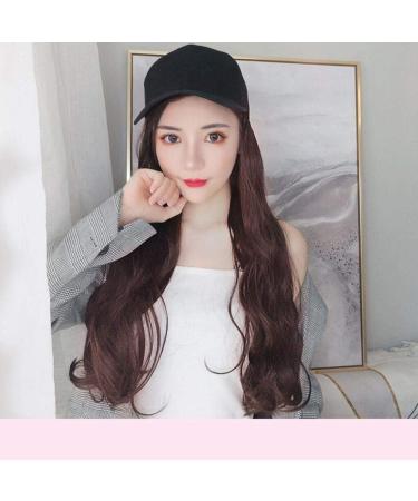 Buy Long Wavy Curly Wig - Dark Brown U-Type Hair Replacement | Women's Hair Extensions | International Shipping - Buy Online on GoSupps.com