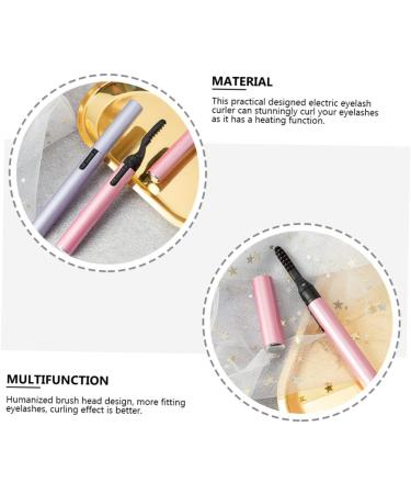 Housoutil 1pc Eyelash Curler Eyelash Holder Eyelash Curling Device Eye Makeup Tool Electric Eyelash Brush Practical Lash Curler Eyelash Curling Tool Practical Eyelash Tool Make up Pink Abs - Buy Online on GoSupps.com