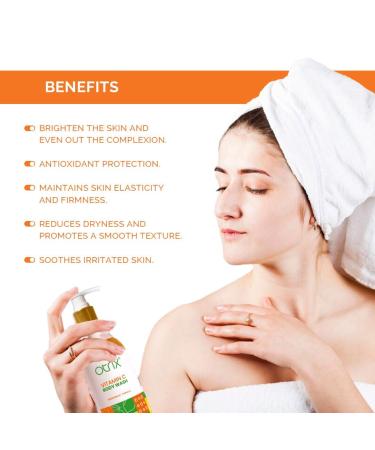 Vitamin C Body Wash - Antioxidant-Rich Hydrating Shower Gel for Radiant Skin - Unisex 290ml - Buy Online on GoSupps.com