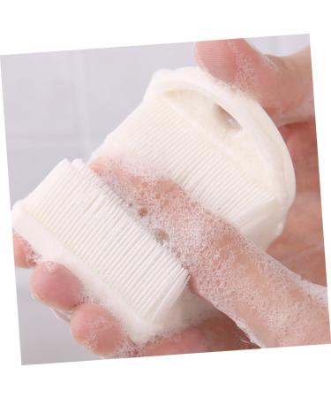 nail brush nail clean up brush nail cleaner brush Clean Brush Nail Cleaning Brush Fingernail Scrub Finger Brush Toe Brush Manicure tools white baby Polypropylene soft fur - Buy Online on GoSupps.com