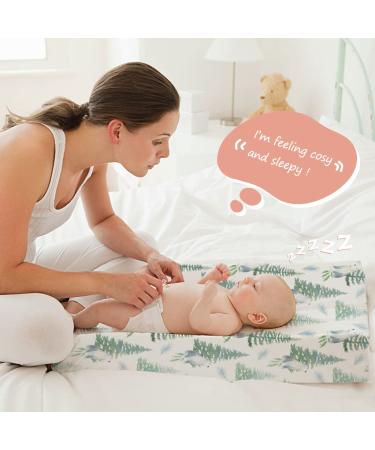 ACRABROS Ultra Stretch Baby Changing Pad Cover - 2 Pack Snug Fitted Diaper Changing Table Pad Cover for Boys and Girls - Comfy, Wipeable Bears & Forest Design - Buy Online on GoSupps.com