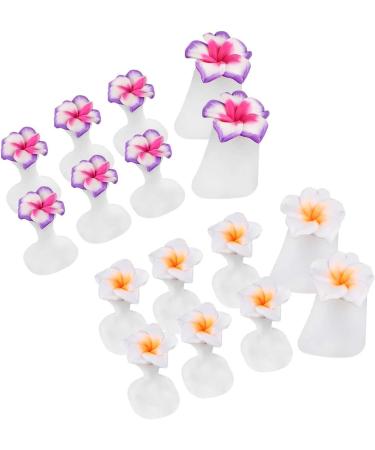 FRCOLOR Silicone Flower Toe Separator Spacers - 2 Boxes Manicure Toe Stretchers for Women Men - Reusable Toenail Cushions Style 2 - Buy Online on GoSupps.com