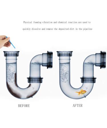 48 Bar Sticks Drain Cleaner & Deodorizer - Powerful Odor Removal & Clog Prevention for Sinks & Toilets - Buy Online on GoSupps.com