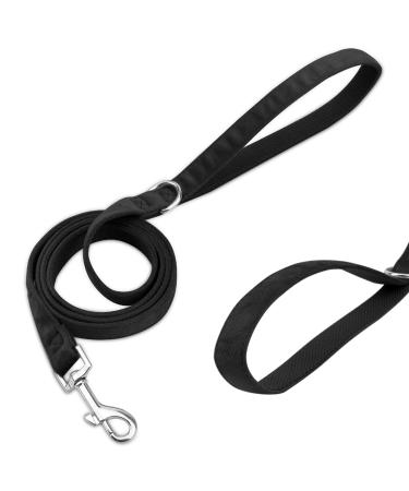 Asvin dog collar velvety dog -loving dog collar personalized dog collar adjustable dog collar for dogs small medium large dogs (dog leash 1.5m black) dog leash 1.5m black