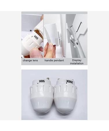 Skin Hair Scalp Detector Hair Follicle Facial Skin Oil Moisture Tester with 10 Inch 200x Lens 50x Lens Pixels 1000W ABS Resin Hair Follicle Testing and Skin Analysis Magnifier - Buy Online on GoSupps.com