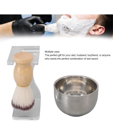 Premium 3-Piece Razor Brush & Bowl Set | Perfect Shaving Set for Men - Ideal Gift for Husbands Dads & Friends - Buy Online on GoSupps.com
