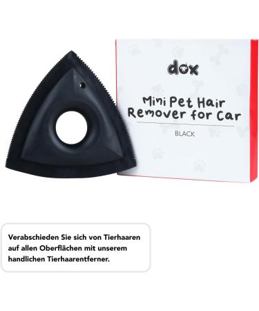 DDOXX Mini Animal Hair Remover | Effortless Car & Furniture Cleaning | Remove Cat & Dog Hair from Seats Carpets & Clothing - Buy Online on GoSupps.com
