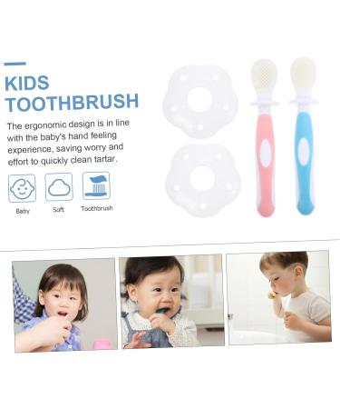 Plafope Children's Toothbrush Set | Dental Care Tools & Accessories for Kids | Baby Tooth Cleaning Brush - Buy Online on GoSupps.com