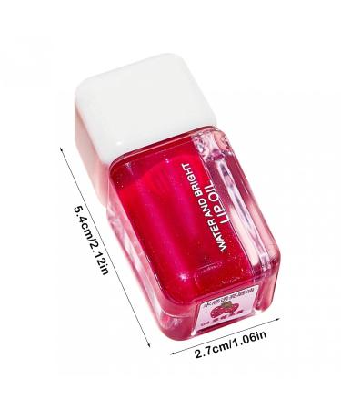 Fujiuia Glossy Lip Gloss - Strawberry Red 0.10 Fl Oz | Long Lasting Hydrating Liquid Lipstick for Women - Buy Online on GoSupps.com